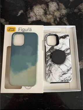 OtterBox Figura Marble & Teal Gradient Phone Case Set